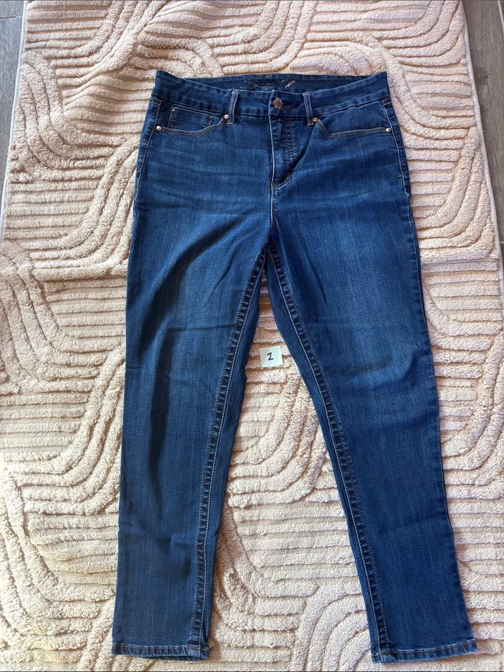Seven7 Indigo Skinny Stretch Jeans